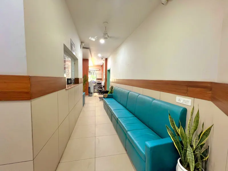 The corridor to the consulting rooms