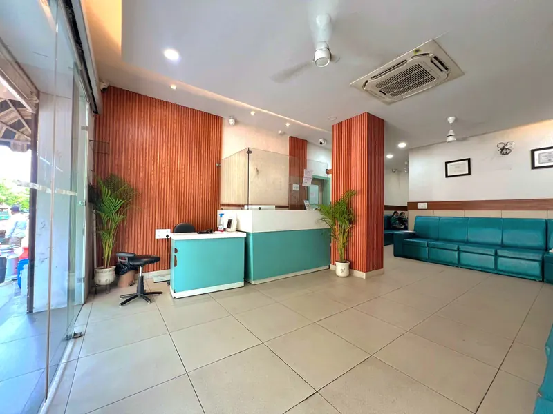 The reception counter